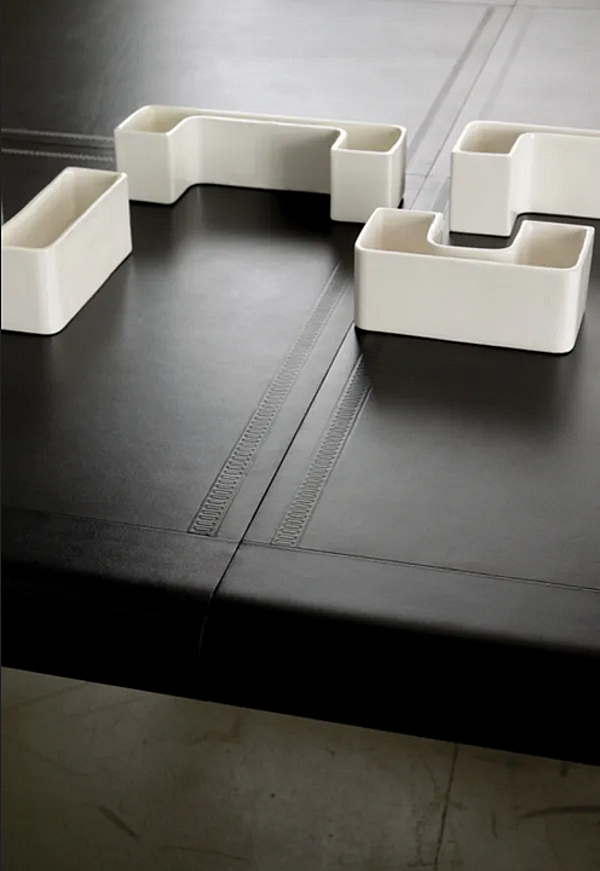Table de réunion modulaire en bois grande i 4 Mariani usine i 4 Mariani de l'Italie. Foto №6
