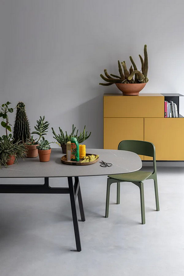 Table ovale en frêne Kristalia Bottega usine Kristalia de l'Italie. Foto №3