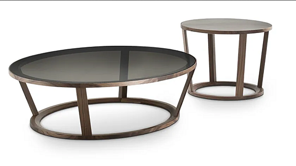 Table basse ronde en cristal Niky i 4 Mariani usine i 4 Mariani de l'Italie. Foto №4