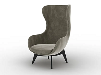 Fauteuil en tissu avec dossier haut PIERMARIA Fauteuil en tissu avec dossier haut PIERMARIA usine PIERMARIA de l'Italie