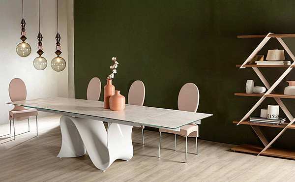 Table  TONIN CASA WAVE - 8014 usine TONIN CASA de l'Italie. Foto №3