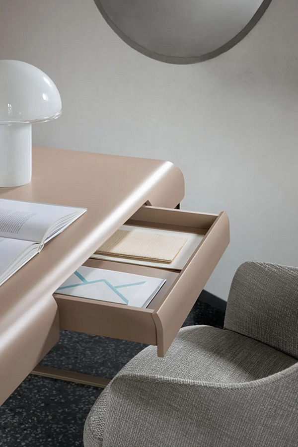 Bureau secrétaire en MDF collection Alphabet Saba usine SABA de l'Italie. Foto №4