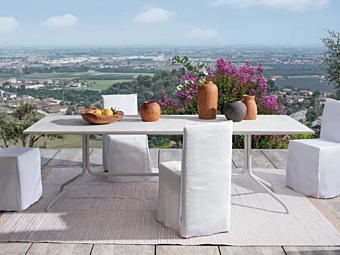 Table de jardin rectangulaire en ciment Brise 33 34 Gervasoni Table de jardin rectangulaire en ciment Brise 33 34 Gervasoni usine Gervasoni de l'Italie