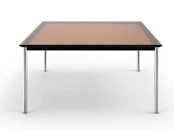 Table carrée en verre et acier modèle grand CASSINA 10 010 Table carrée en verre et acier modèle grand CASSINA 10 010 usine CASSINA de l'Italie