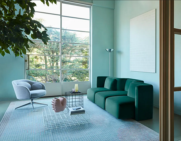 Canapé modulaire en tissu Gala Saba usine SABA de l'Italie. Foto №12