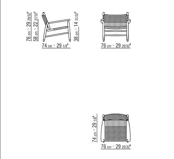 Fauteuil de jardin avec accoudoirs en tissu FLEXFORM Tessa Outdoor usine FLEXFORM de l'Italie. Foto №4