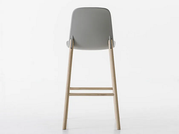 Tabouret de bar en polyuréthane avec dossier Sharky Kristalia usine Kristalia de l'Italie. Foto №14