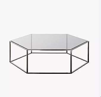 Table basse DESALTO Hexagon - glass top 690