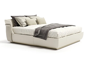 Lit double rembourré en tissu Allure L Capital Collection ALL.LT Lit double rembourré en tissu Allure L Capital Collection ALL.LT usine Capital Collection de l'Italie