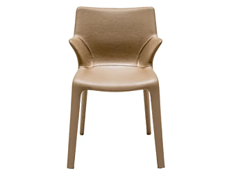 Fauteuil en cuir avec accoudoirs Driade Lou Eat Fauteuil en cuir avec accoudoirs Driade Lou Eat usine Driade de l'Italie