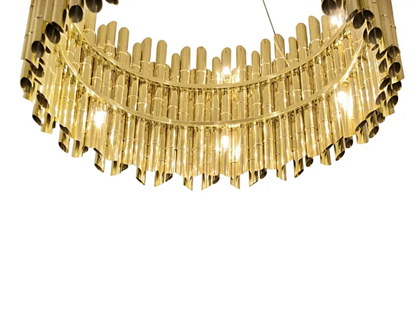 Lampe suspendue en laiton Saki BRABBU usine BRABBU de l'Italie. Foto №6