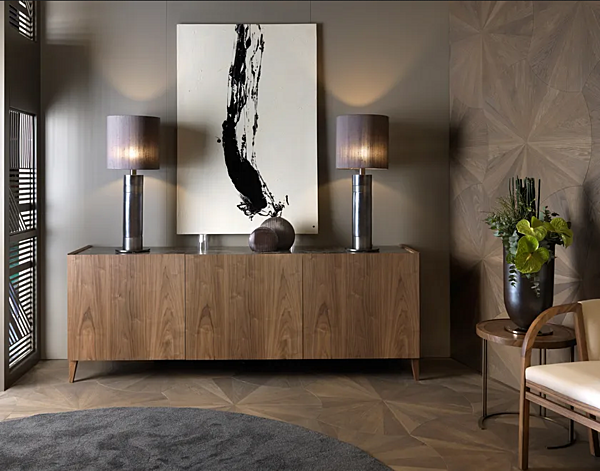 Walnut Sideboard Frammenti L411N by Arte Brotto usine Arte Brotto de l'Italie. Foto №4