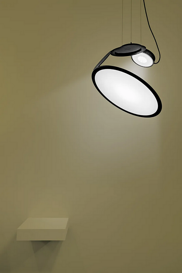 Suspension LED en aluminium rotatif Cut AXOLIGHT SP CUT XXX usine Axolight de l'Italie. Foto №2