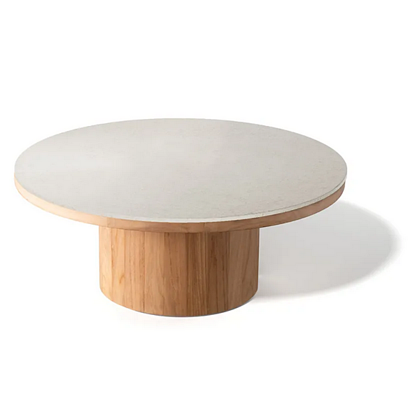 Table d'appoint en teck bas Frisbee Atmosphera usine ATMOSPHERA de l'Italie. Foto №11