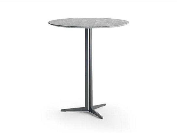 Table haute en aluminium avec base étoile à trois branches Fly extérieur FLEXFORM usine FLEXFORM de l'Italie. Foto №1