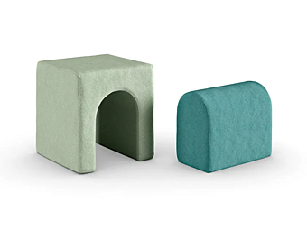 Pouf enfant rembourré Iori Nidi usine nidi de l'Italie