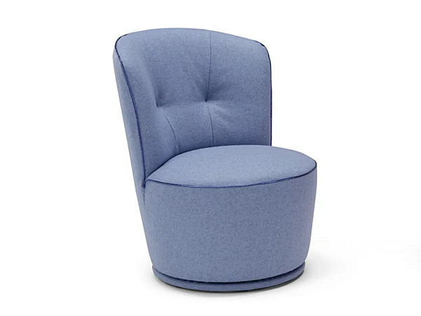 Fauteuil pivotant en tissu Egoitaliano Scisci 0123 usine Egoitaliano de l'Italie. Foto №1