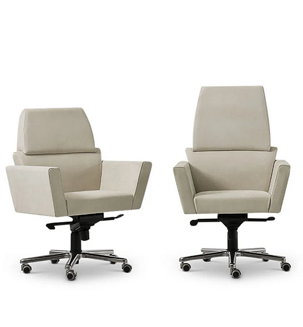 Chaise de direction en cuir avec dossier haut ARES i 4 Mariani usine i 4 Mariani de l'Italie. Foto №2