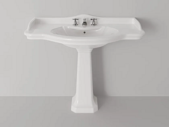 Lavabo en céramique sur pied Aston Park Avenue PKASTON-PKANT300 usine Park Avenue de l'Italie