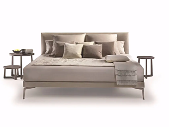 Lit double en tissu avec tête de lit rembourrée FLEXFORM Feel Good Ten Lit double en tissu avec tête de lit rembourrée FLEXFORM Feel Good Ten usine FLEXFORM de l'Italie