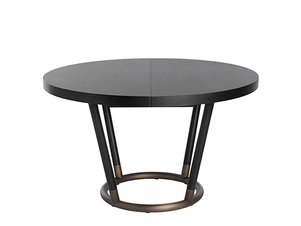 Table ronde extensible en bois Potocco Pipe 885 TC 885/TC usine POTOCCO de l'Italie. Foto №1