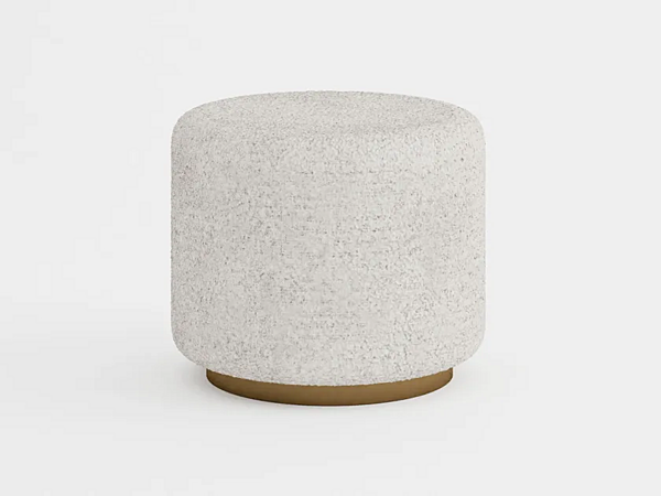 Pouf rond en tissu rembourré CASA +39 MATISSE EMA105 usine ENCORE (by CASA +39) de l'Italie. Foto №1