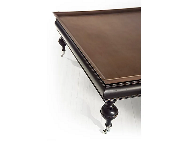 Table basse carrée en bois massif Thor MARIONI 02074 usine MARIONI de l'Italie. Foto №3