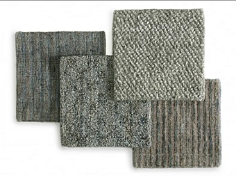 Tapis en coton collection premium bleu vert FLEXFORM Tapis en coton collection premium bleu vert FLEXFORM usine FLEXFORM de l'Italie