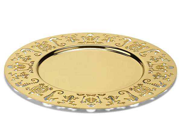 Assiette de dîner en acier inoxydable Ghidini1961 Perished JB609PG101 usine GHIDINI1961 de l'Italie. Foto №1