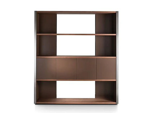 Bibliothèque en bois autoportante double face Elle I 4 Mariani usine i 4 Mariani de l'Italie. Foto №3