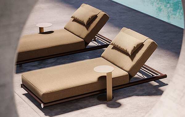 Chaise longue RUGIANO PUAM/S1 usine RUGIANO de l'Italie. Foto №2