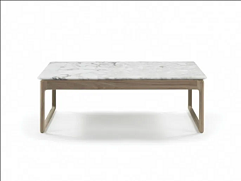 Table basse rectangulaire en bois Brig FLEXFORM usine FLEXFORM de l'Italie