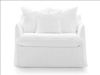 Fauteuil-lit avec housse amovible Gervasoni Ghost 11 Fauteuil-lit avec housse amovible Gervasoni Ghost 11 usine Gervasoni de l'Italie