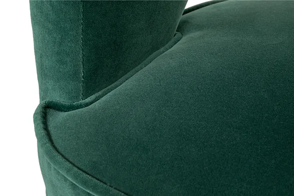 Fauteuil en velours rembourré avec accoudoirs BRABBU Tellus usine BRABBU de l'Italie. Foto №7