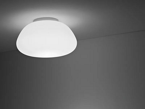Lampe de plafond en verre Lumi Poga Fabbian usine Fabbian de l'Italie. Foto №1