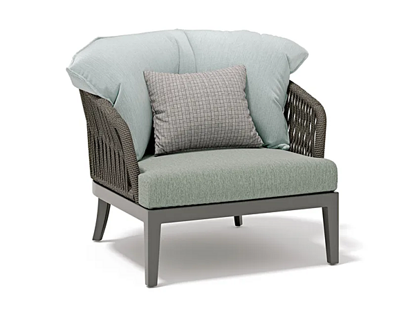 Fauteuil de jardin en tissu avec accoudoirs Atmosphera Dream 2 0 DR.PL usine ATMOSPHERA de l'Italie. Foto №1