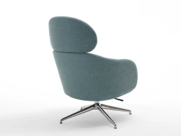 Fauteuil Bergère avec repose-tête et housse amovible Saba Sunset usine SABA de l'Italie. Foto №2