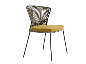 Chaise de jardin empilable en corde avec housse amovible Potocco Ola 923 923