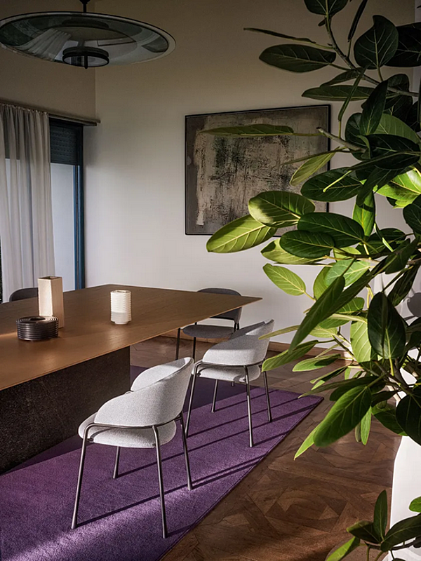 Fauteuil en tissu avec accoudoirs Potocco Fast 946 P 946/P usine POTOCCO de l'Italie. Foto №3