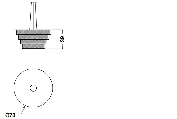 Lampe suspendue extérieure en bois et métal CPRN HOMOOD OD1054, OD1055 usine CPRN HOMOOD de l'Italie. Foto №3