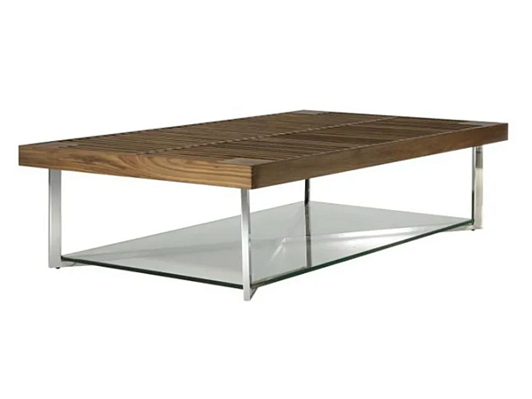 Table basse rectangulaire en noyer LIGNE ROSET Ponton 11497862 usine LIGNE ROSET de l'Italie. Foto №2