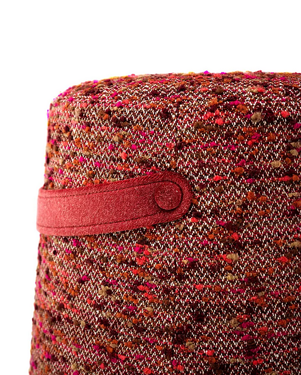 Pouf rond rembourré en tissu Leonardo L96 ARTE BROTTO L96 usine Arte Brotto de l'Italie. Foto №3