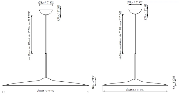 Suspension en PET recyclé acoustique LED Fabbian Acustica usine Fabbian de l'Italie. Foto №10