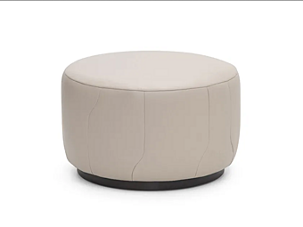 Pouf rond en cuir FORMITALIA Pier