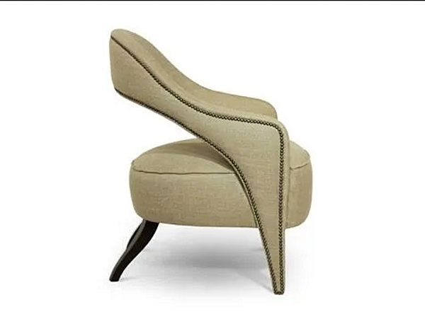 Fauteuil en tissu avec accoudoirs Tellus BRABBU usine BRABBU de l'Italie. Foto №3