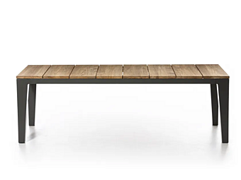 Table de jardin en teck Gervasoni Inout 143 144 Table de jardin en teck Gervasoni Inout 143 144 usine Gervasoni de l'Italie