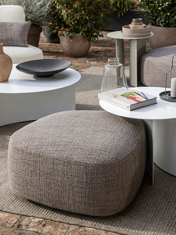 Pouf en tissu avec housse amovible Pierre Flou usine Flou de l'Italie. Foto №3