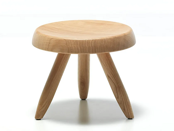 Table basse en noyer CASSINA Tabouret Berger usine CASSINA de l'Italie. Foto №1