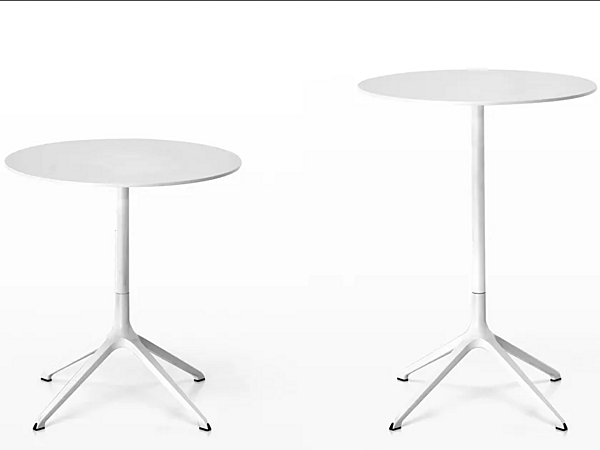 Table ronde en aluminium moulé avec rabats Elephant Kristalia usine Kristalia de l'Italie. Foto №1