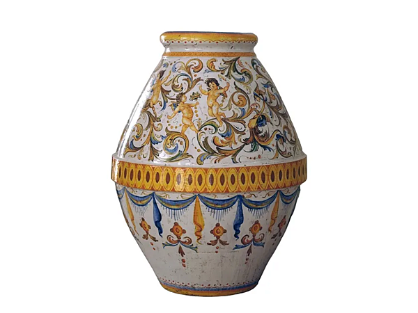 Vase en céramique fait main L_Antica Deruta GA 10 GA/10 usine L'Antica Deruta de l'Italie. Foto №1